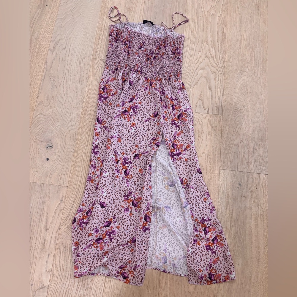 RESA Purple and Pink Textured Skirt